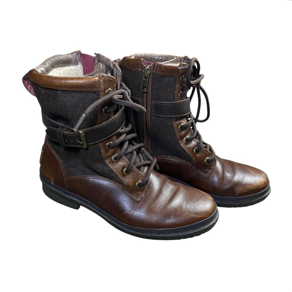 UGG Kesey Waterproof Shearling Leather Boots - 6.5